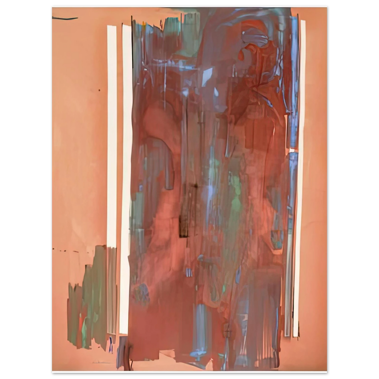 Helen Frankenthaler - Plexus, 1976- Wall Art - 21x29.7 cm / 8x12" - Fine Art Poster-canvas - -
