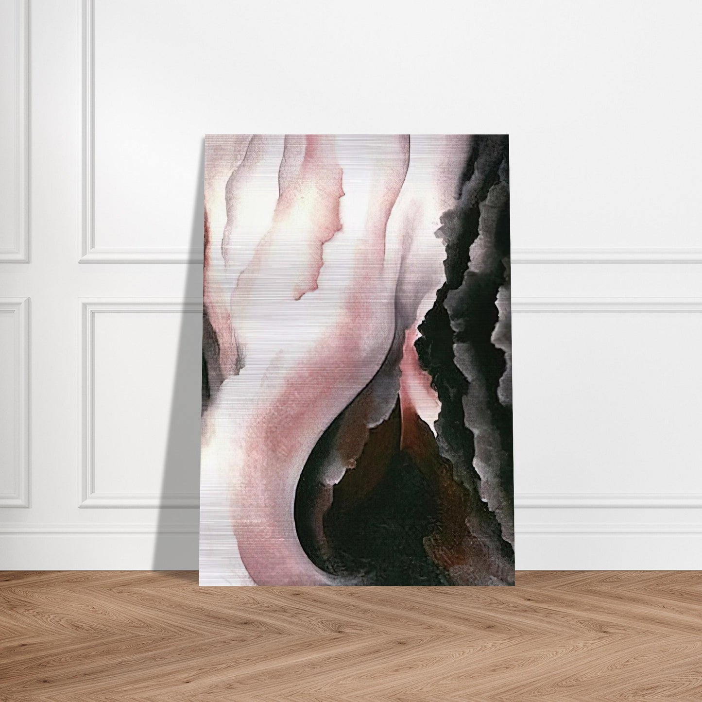 Dark Iris ?2 - Georgia O'Keeffe Brushed Aluminum Print - 70x100 cm / 28x40 inches | Georgia O'Keeffe Aluminum Print | Georgia O'Keeffe Prints