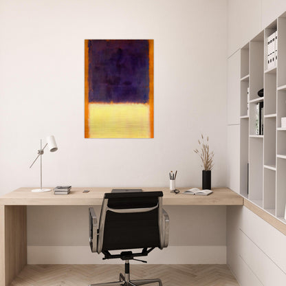 Red, Orange, Tan and Purple - 1954 - Mark Rothko Brushed Aluminum Print - 70x100 cm / 28x40 inches | Mark Rothko Aluminum Print | Mark Rothko Prints