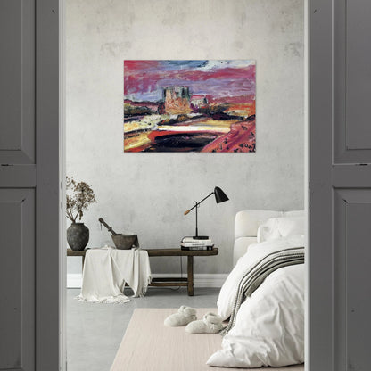 NOTRE DAME 1904 - Henri Matisse Brushed Aluminum Print - 70x100 cm / 28x40 inches | Henri Matisse Aluminum Print | Henri Matisse Prints