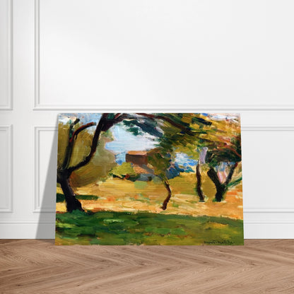 CORSICAN LANDSCAPE 1898 1 - Henri Matisse Brushed Aluminum Print - 70x100 cm / 28x40 inches | Henri Matisse Aluminum Print | Henri Matisse Prints