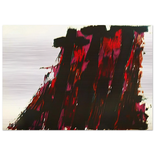 Le Crucifiement - 1978 - Alfred Manessier Brushed Aluminum Print - 70x100 cm / 28x40 inches | Alfred Manessier Aluminum Print | Alfred Manessier Prints