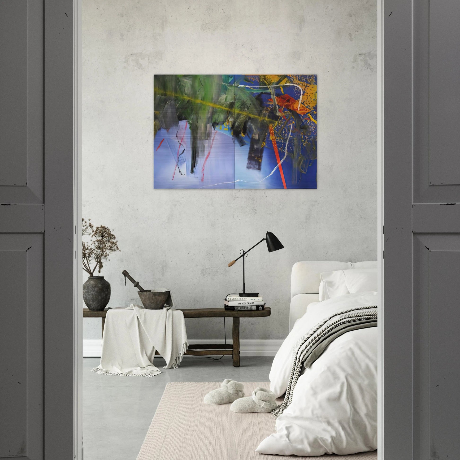 CLOUDS 1982 - Gerhard Richter Brushed Aluminum Print - 70x100 cm / 28x40 inches | Gerhard Richter Aluminum Print | Gerhard Richter Prints