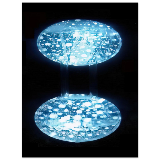 Gyula Kosice - Relieve Agua Comunicante - Kinetic Art  75x100 cm / 30x40inches Fine Art Poster