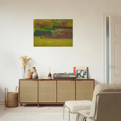 August Deep - 1978 - Helen Frankenthaler Brushed Aluminum Print - 70x100 cm / 28x40 inches | Helen Frankenthaler Aluminum Print | Helen Frankenthaler Prints