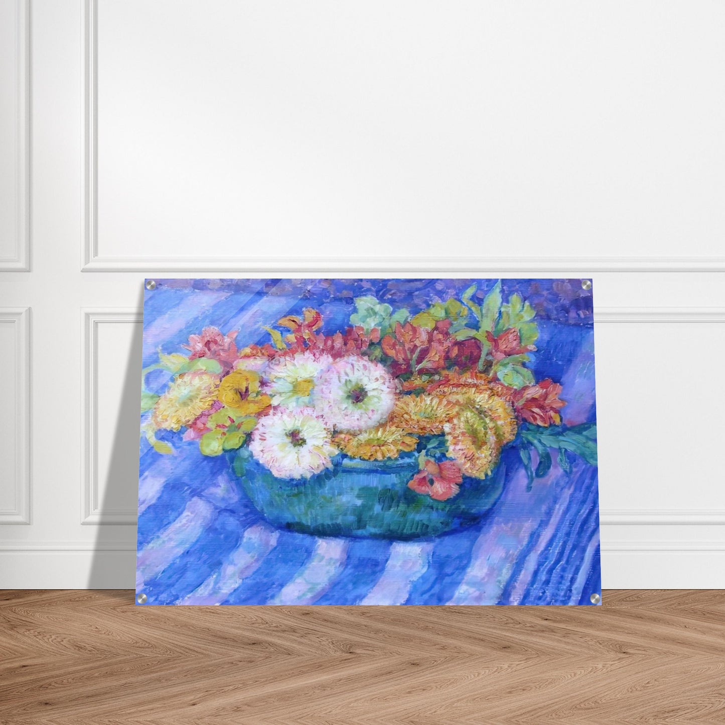 YELLOW BOUQUET 1917 - Theo van Rysselberghe Acrylic Print - 70x100 cm / 28x40″ inches
