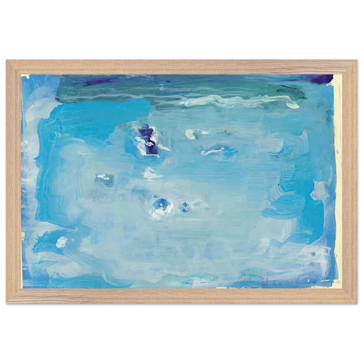 Helen Frankenthaler - Untitled - Color Field Painting, Lyrical Abstraction Wall art - 50x70 cm / 20x28 inches - Fine Art Poster-canvas - -