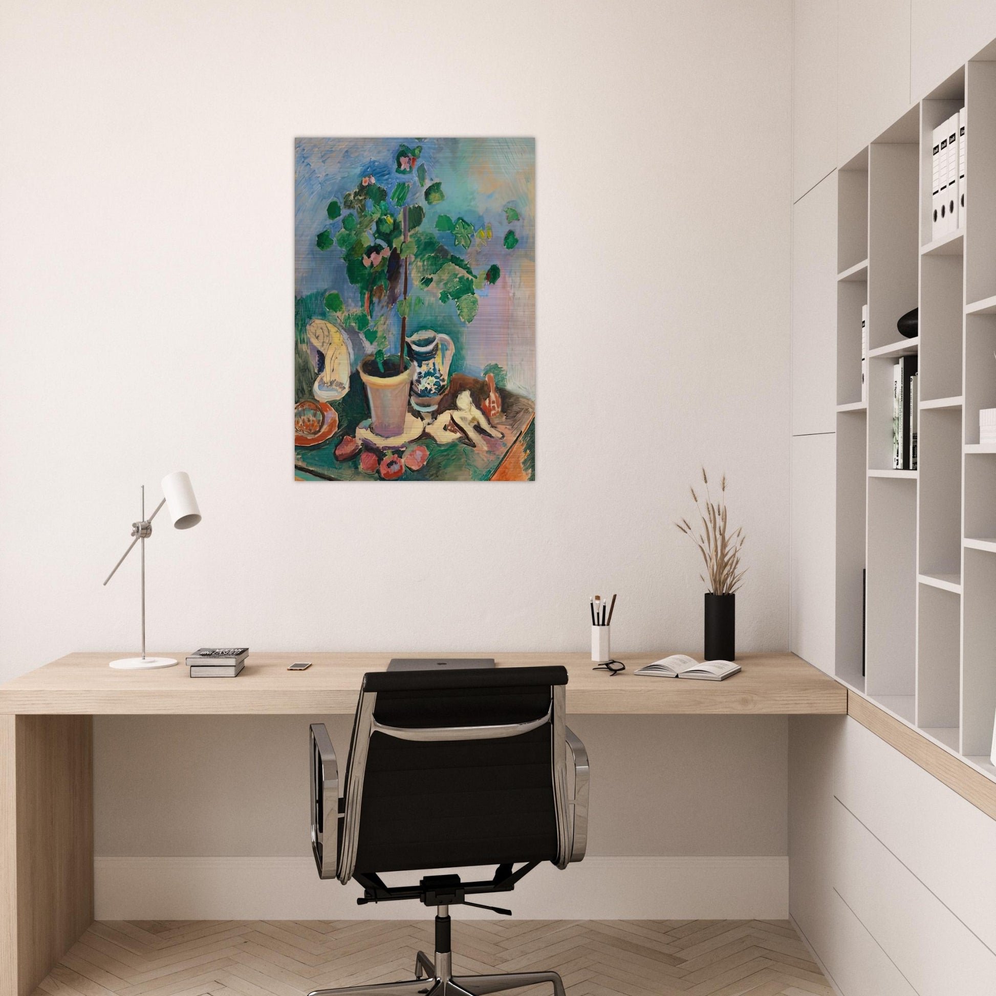 THE GERANIUM 1906 - Henri Matisse Brushed Aluminum Print - 70x100 cm / 28x40 inches | Henri Matisse Aluminum Print | Henri Matisse Prints