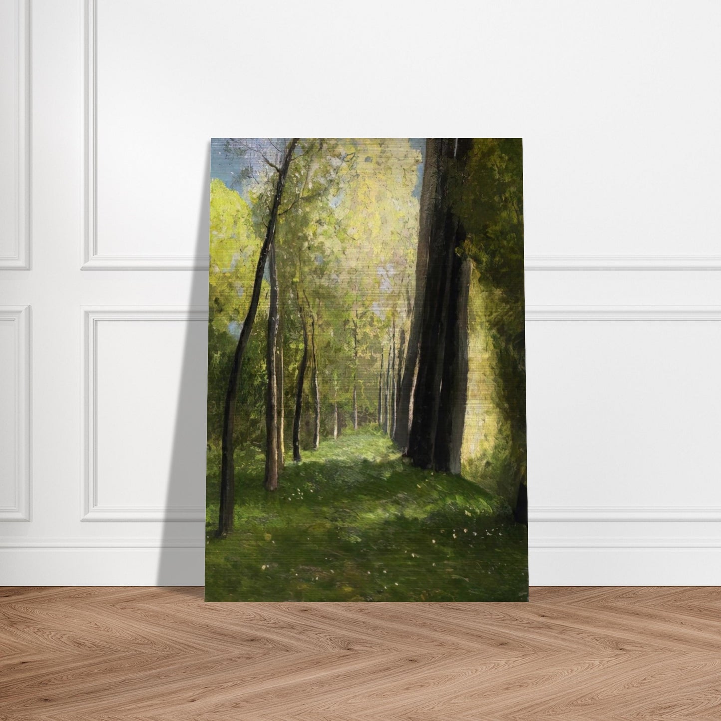 LANE OF TREES - Odilon Redon Brushed Aluminum Print - 70x100 cm / 28x40 inches | Odilon Redon Aluminum Print | Odilon Redon Prints