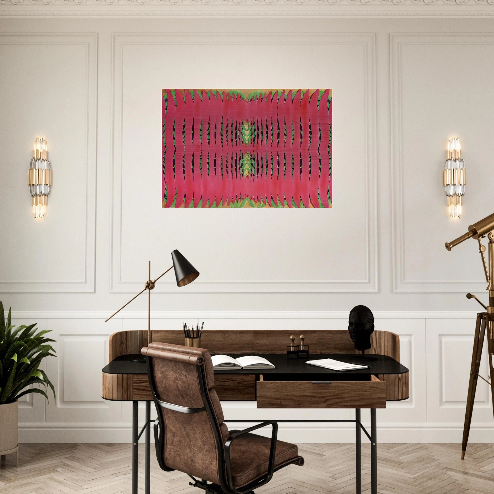 Islam - 1965 - Carla Accardi Brushed Aluminum Print - 70x100 cm / 28x40 inches | Carla Accardi Aluminum Print | Carla Accardi Prints