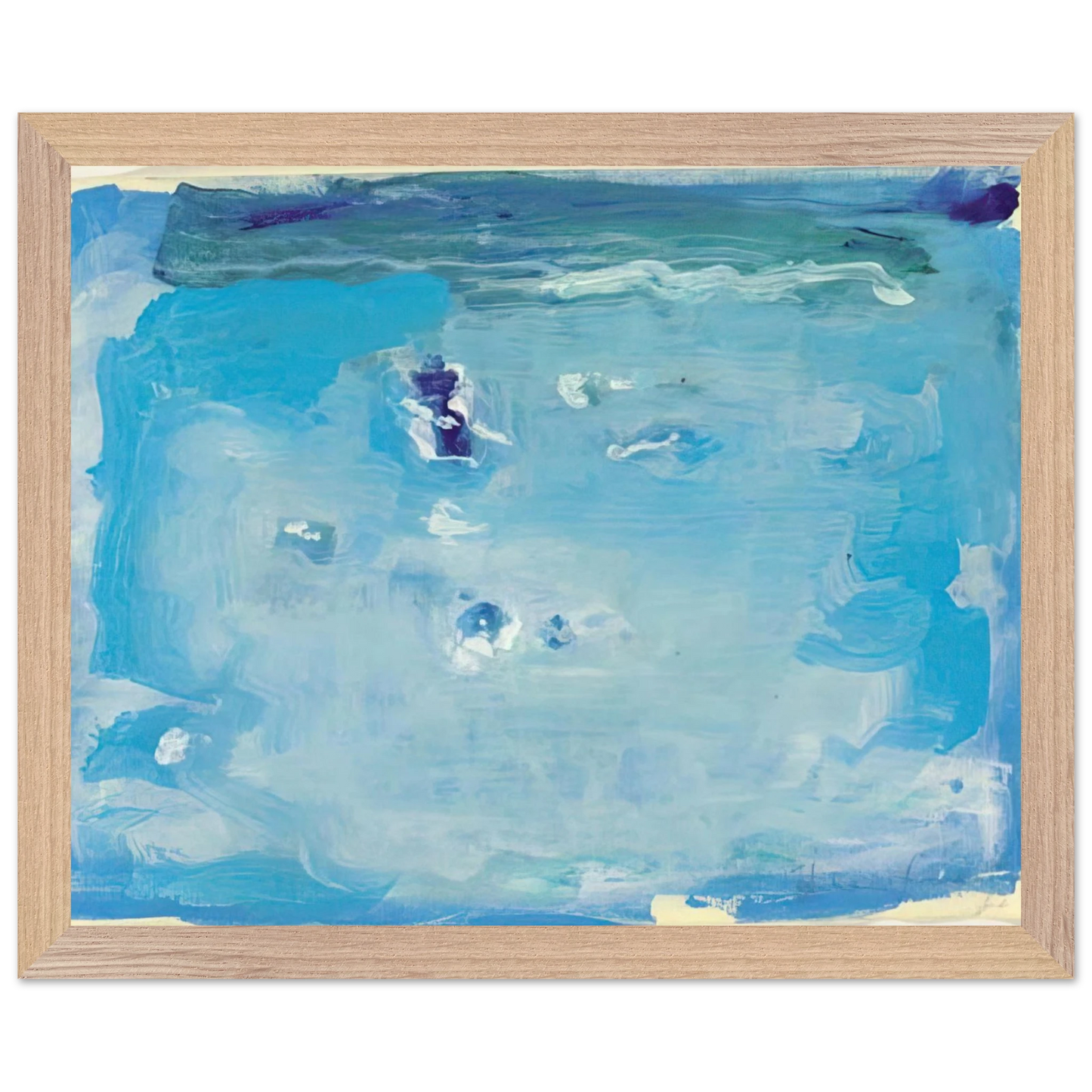 Helen Frankenthaler - Untitled - Color Field Painting, Lyrical Abstraction Wall art - A3 (29.7 x 42  cm) - Fine Art Poster-canvas - -