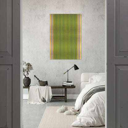 LimelightSounds of Grass - 1960 - Gene Davis Brushed Aluminum Print - 70x100 cm / 28x40 inches | Gene Davis Aluminum Print | Gene Davis Prints