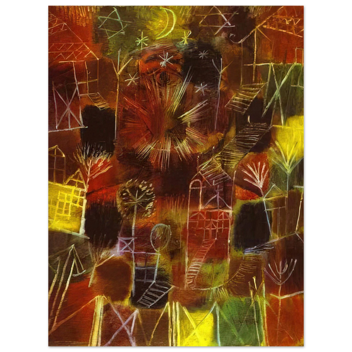 Paul Klee - COSMIC COMPOSITION 1919  75x100 cm / 30x40inches Fine Art Poster
