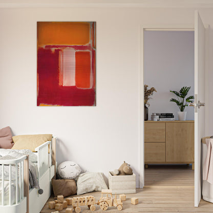 Yellow, Cherry, Orange - 1947 - Mark Rothko Brushed Aluminum Print - 70x100 cm / 28x40 inches | Mark Rothko Aluminum Print | Mark Rothko Prints