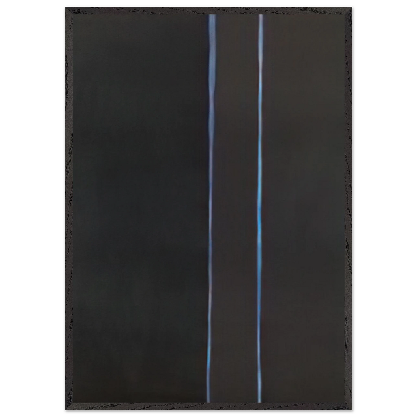 By Twos - Barnett Newman 70x100 cm / 28x40 inches Framed Art Print – Black Wooden Frame