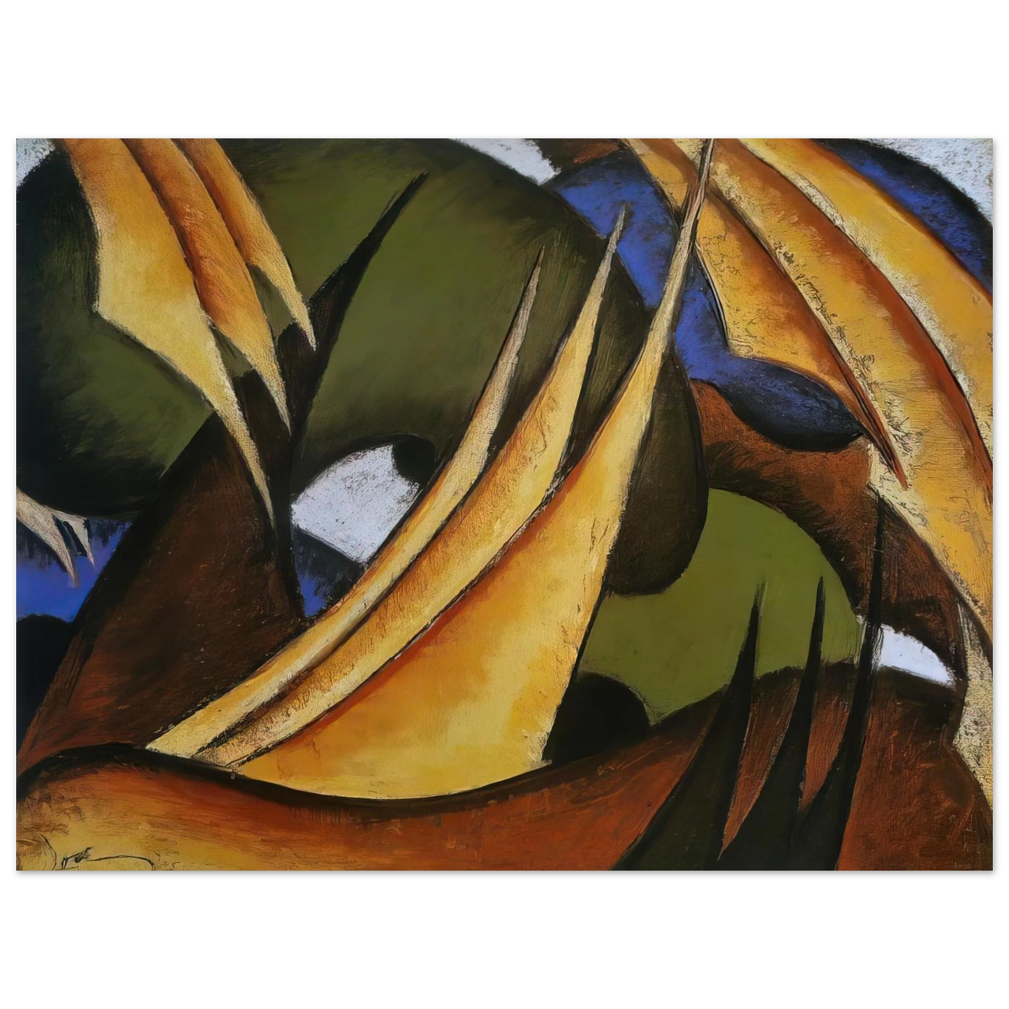 Arthur Dove - Sails - 1912  75x100 cm / 30x40inches Fine Art Poster