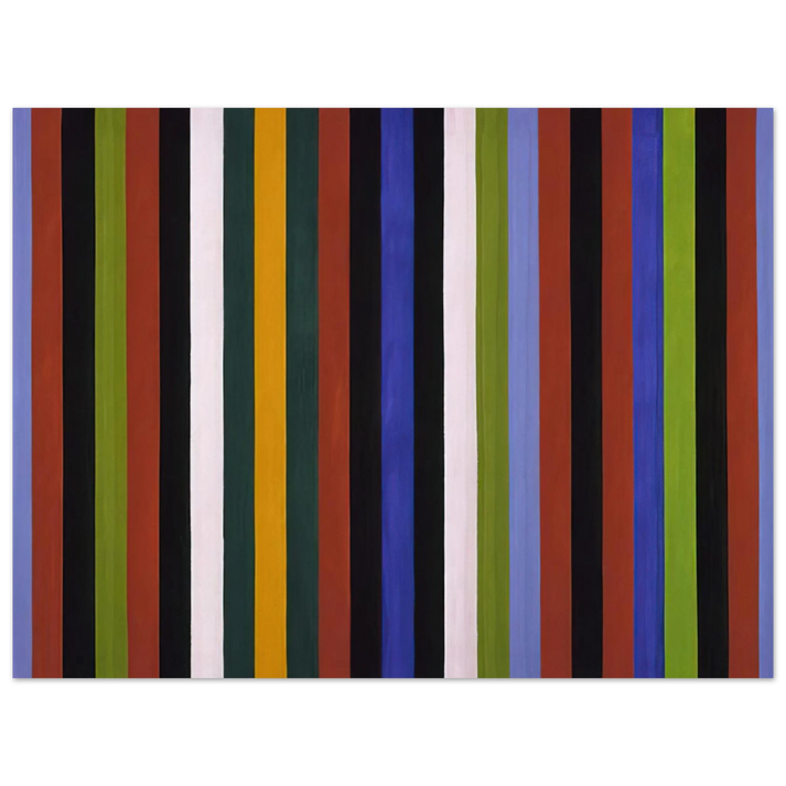 Gene Davis - Hot Beat - 1964  75x100 cm / 30x40inches Fine Art Poster