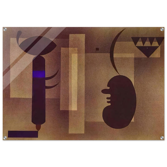GLOOMY SITUATION 1933 - Wassily Kandinsky Acrylic Print - 70x100 cm / 28x40″ inches