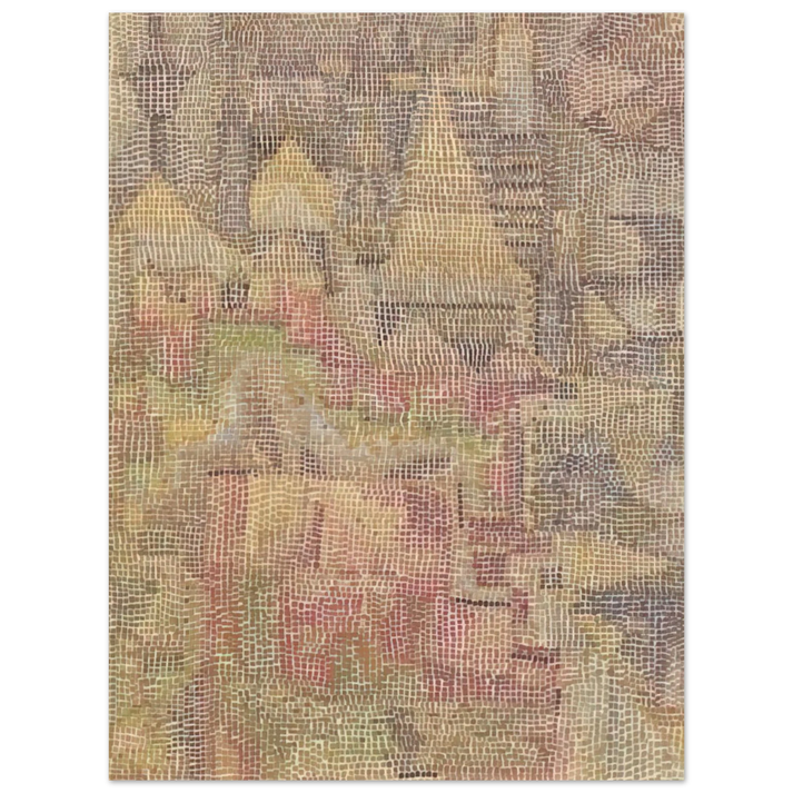 Paul Klee - CASTLE GARDEN 1931  75x100 cm / 30x40inches Fine Art Poster