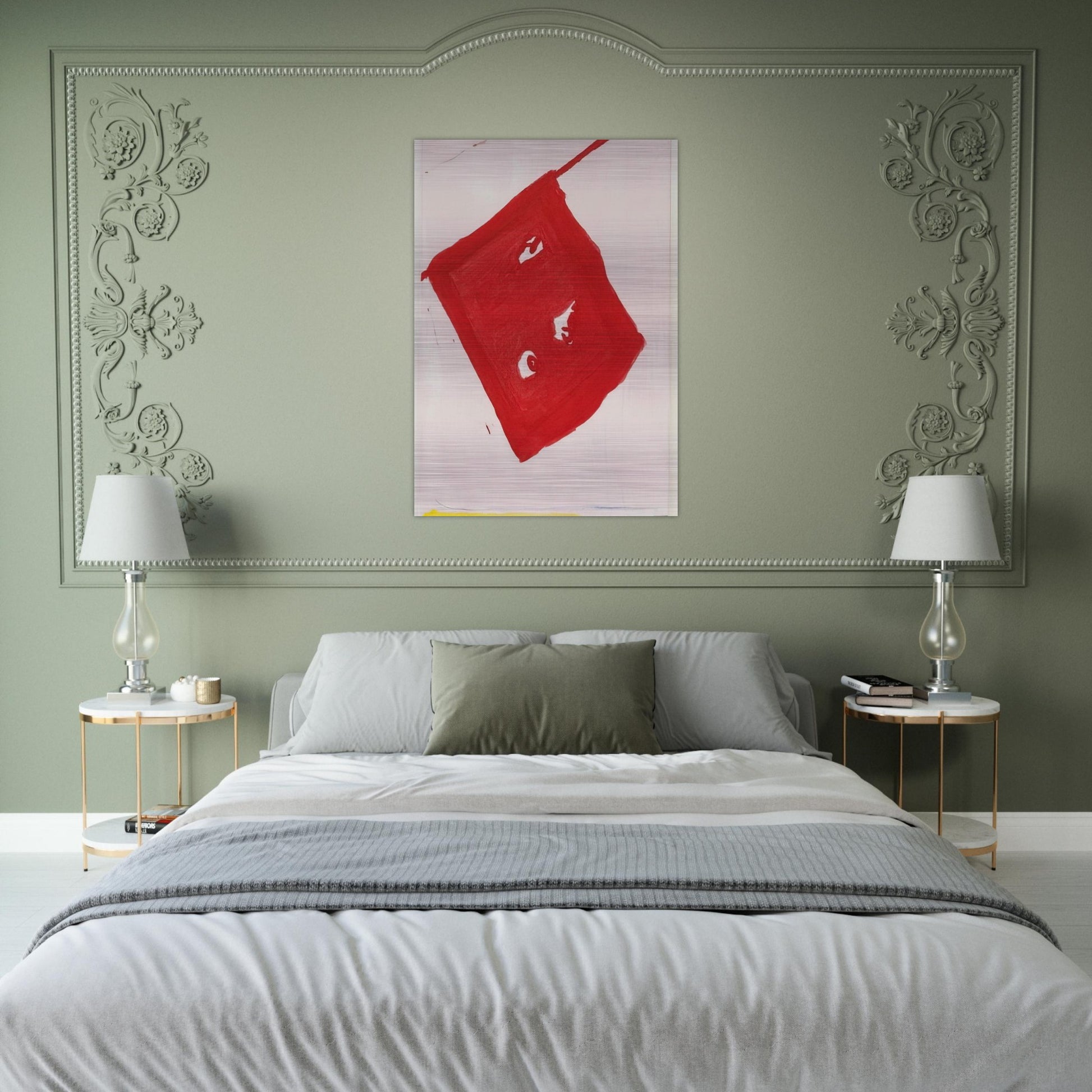 Turkish 1 May - 2009 - Raoul De Keyser Brushed Aluminum Print - 70x100 cm / 28x40 inches | Raoul De Keyser Aluminum Print | Raoul De Keyser Prints
