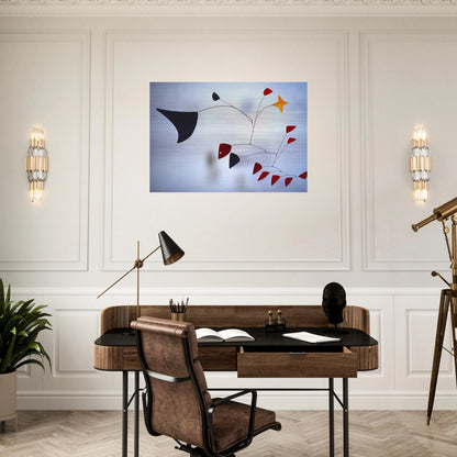 THE STAR 1960 - Alexander Calder Brushed Aluminum Print - 70x100 cm / 28x40 inches | Alexander Calder Aluminum Print | Alexander Calder Prints