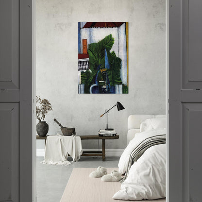 FOUNTAIN IN AVIGNON 1913 - Raoul Dufy Brushed Aluminum Print - 70x100 cm / 28x40 inches | Raoul Dufy Aluminum Print | Raoul Dufy Prints