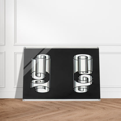 ROLLED WRONGLY 1931 - Josef Albers Acrylic Print - 70x100 cm / 28x40″ inches