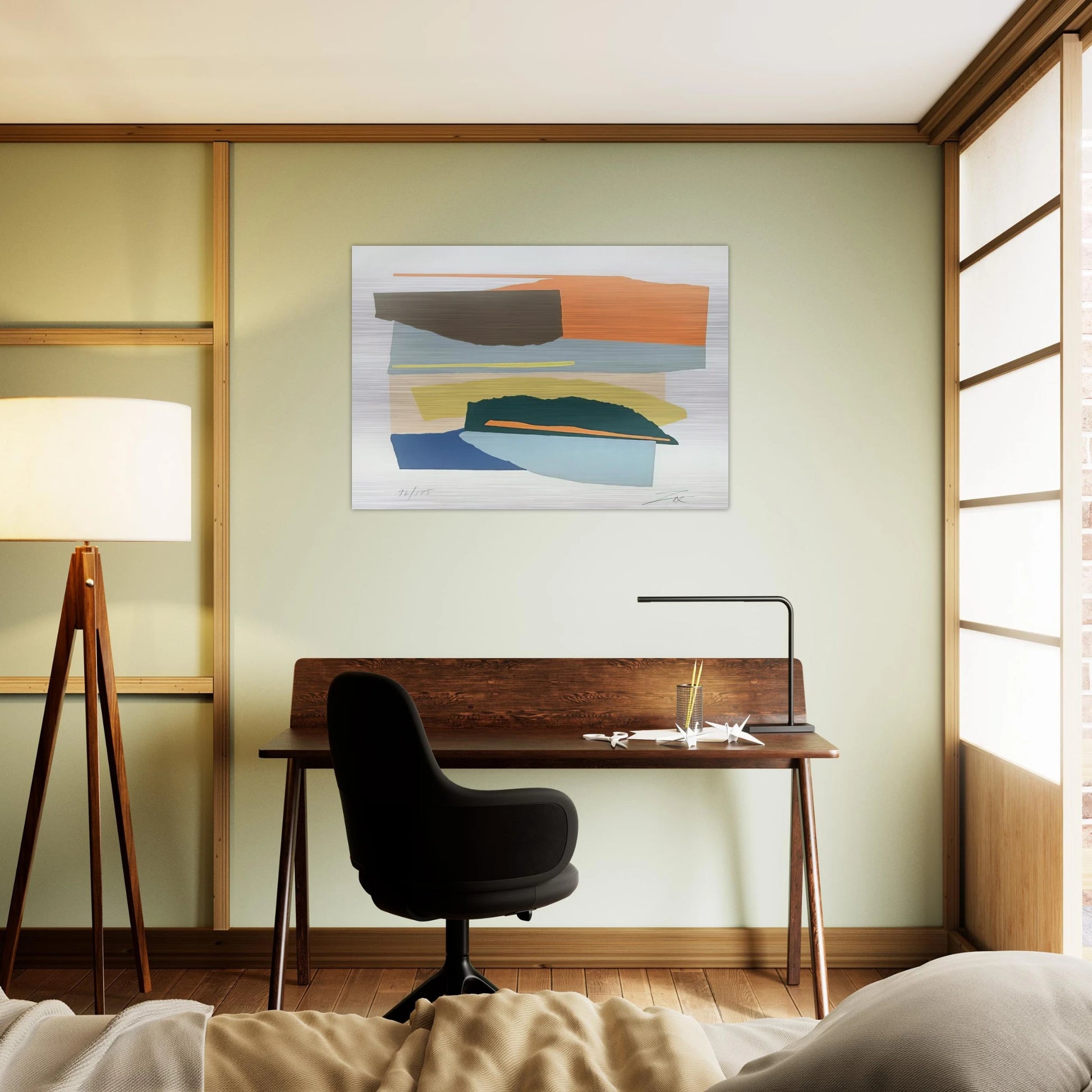 Niagara Series - 1980 - Larry Zox Brushed Aluminum Print - 70x100 cm / 28x40 inches | Larry Zox Aluminum Print | Larry Zox Prints