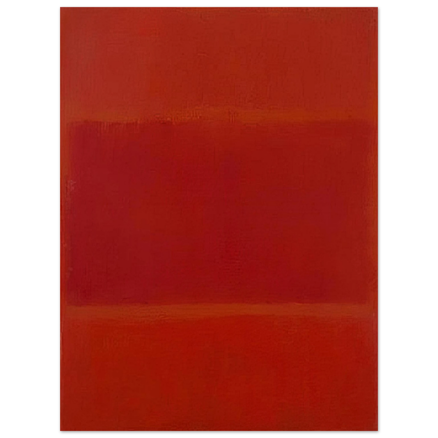 Mark Rothko - Red and Orange - 1955 Wall Art - 21x29.7 cm / 8x12" - Fine Art Poster-canvas - -