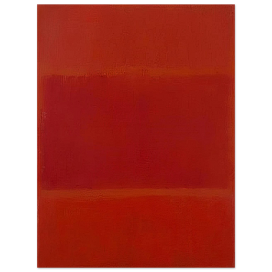 Mark Rothko - Red and Orange - 1955 Wall Art - 21x29.7 cm / 8x12" - Fine Art Poster-canvas - -