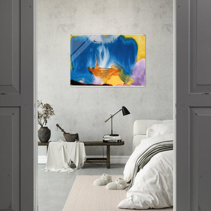 Moveable Blue, 1973- - Helen Frankenthaler Acrylic Print - 70x100 cm / 28x40″ inches