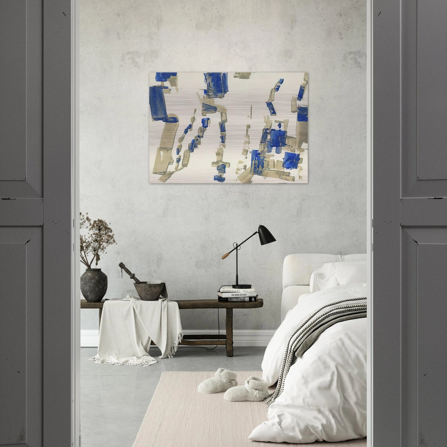 Bretagne - 1960 - Charlotte Posenenske Brushed Aluminum Print - 70x100 cm / 28x40 inches | Charlotte Posenenske Aluminum Print | Charlotte Posenenske Prints