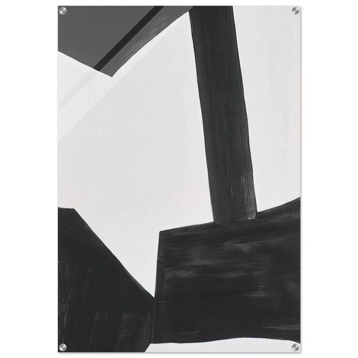 Black and White Form - 1962 - Doug Ohlson Acrylic Print - 70x100 cm / 28x40″ inches | Doug Ohlson Wall Art | Doug Ohlson Prints