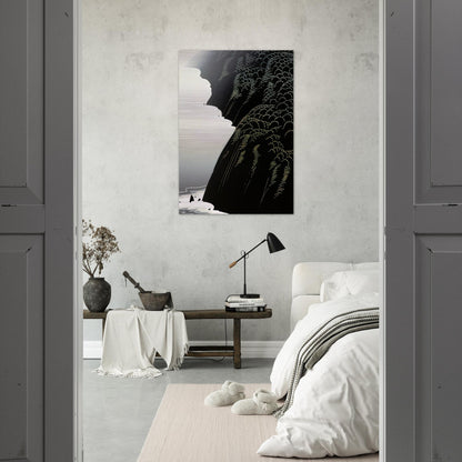 California Coast - Eyvind Earle Brushed Aluminum Print - 70x100 cm / 28x40 inches | Eyvind Earle Aluminum Print | Eyvind Earle Prints
