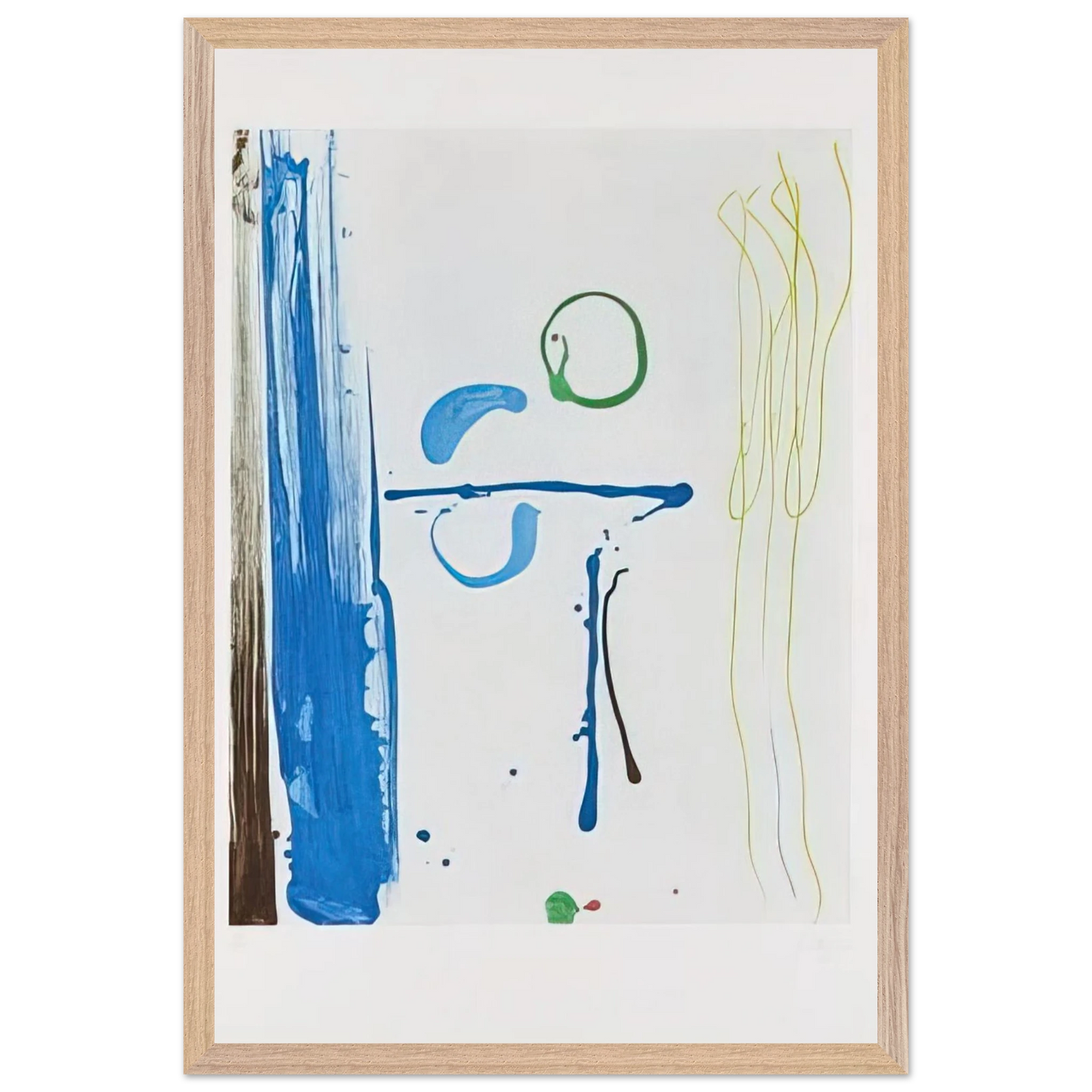 Helen Frankenthaler - Sunshine After Rain - 1987 Wall art - 50x70 cm / 20x28 inches - Fine Art Poster-canvas - -