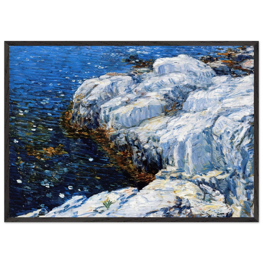 Jelly Fish - Childe Hassam 70x100 cm / 28x40 inches Framed Art Print – Black Wooden Frame