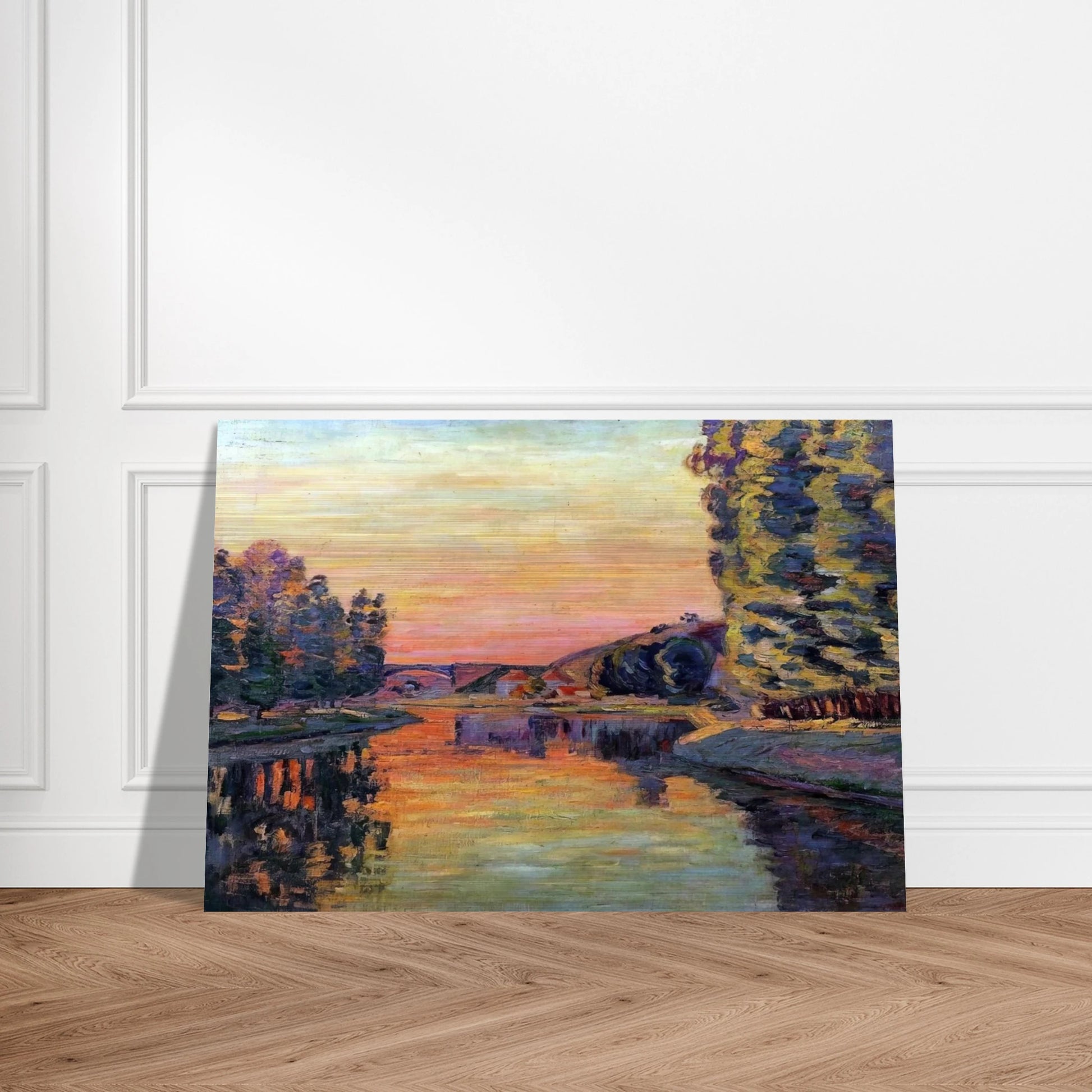 Moret - 1902 - Armand Guillaumin Brushed Aluminum Print - 70x100 cm / 28x40 inches | Armand Guillaumin Aluminum Print | Armand Guillaumin Prints