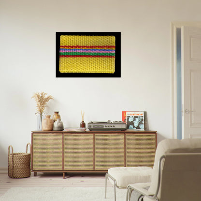 Micro-Painting - 1968 - Gene Davis Brushed Aluminum Print - 70x100 cm / 28x40 inches | Gene Davis Aluminum Print | Gene Davis Prints