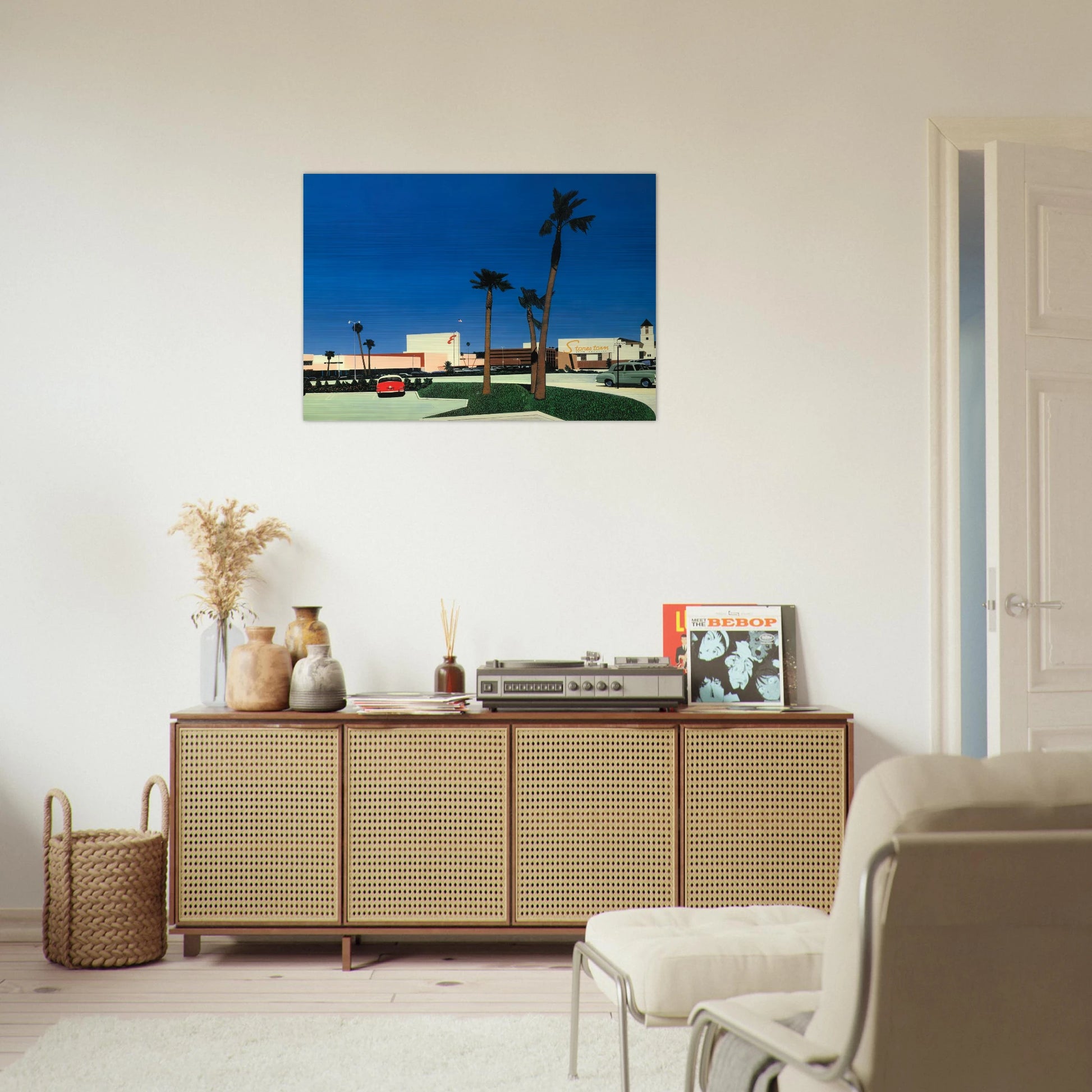 In the beginning Stonestown - Hiroshi Nagai Brushed Aluminum Print - 70x100 cm / 28x40 inches | Hiroshi Nagai Aluminum Print | Hiroshi Nagai Prints