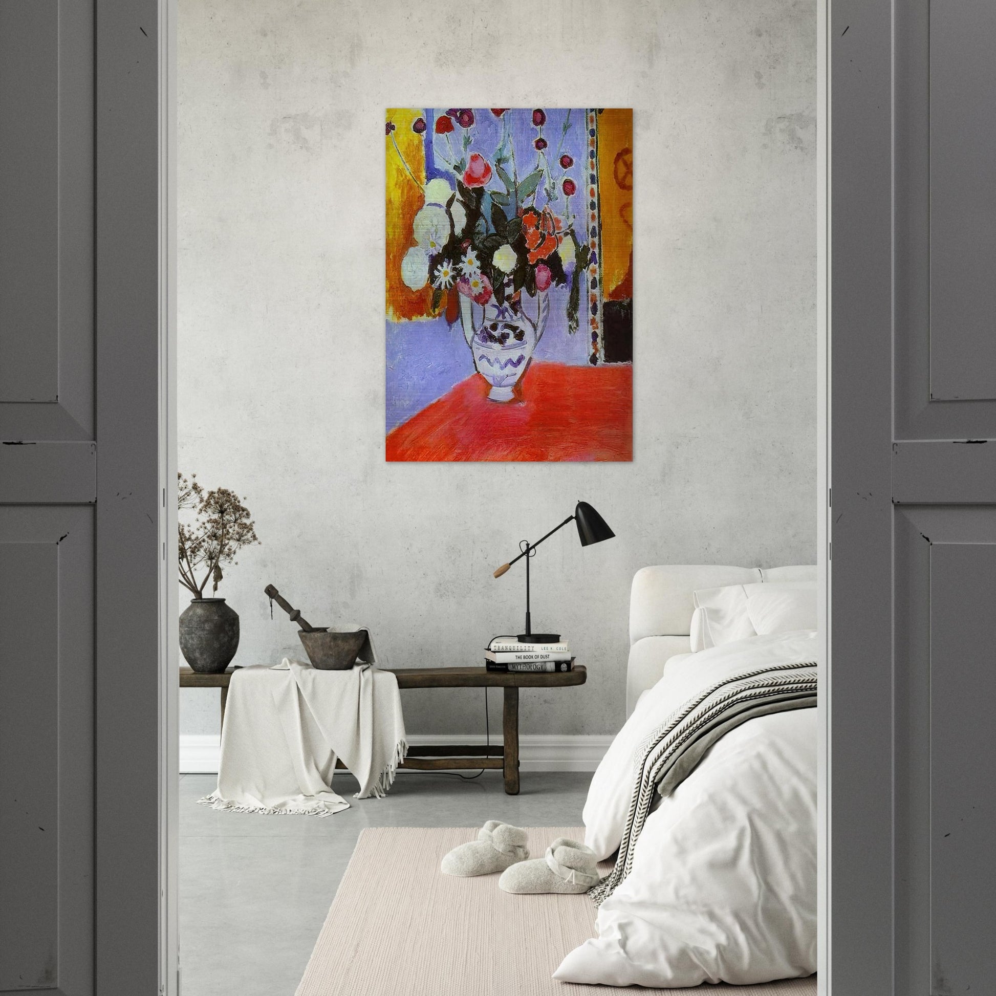 A BUNCH OF FLOWERS 1907 - Henri Matisse Brushed Aluminum Print - 70x100 cm / 28x40 inches | Henri Matisse Aluminum Print | Henri Matisse Prints