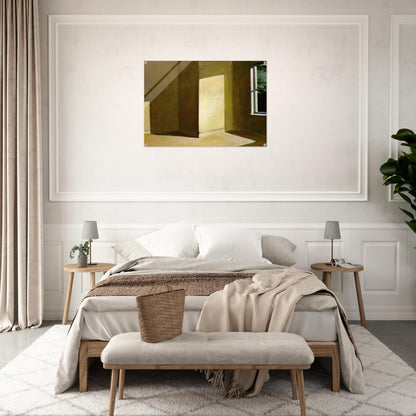 Sun in an Empty Room - Edward Hopper Acrylic Print - 70x100 cm / 28x40″ inches