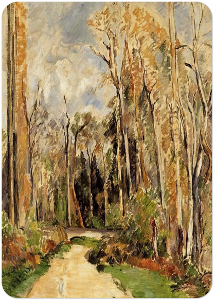 Path at the Entrance to the Forest By Paul Cézanne Pack of 10 Post Cards | Paul Cézanne Post Cards | A6 (10.5 x 14.8 cm) - 4.1 x 5.8 inches
