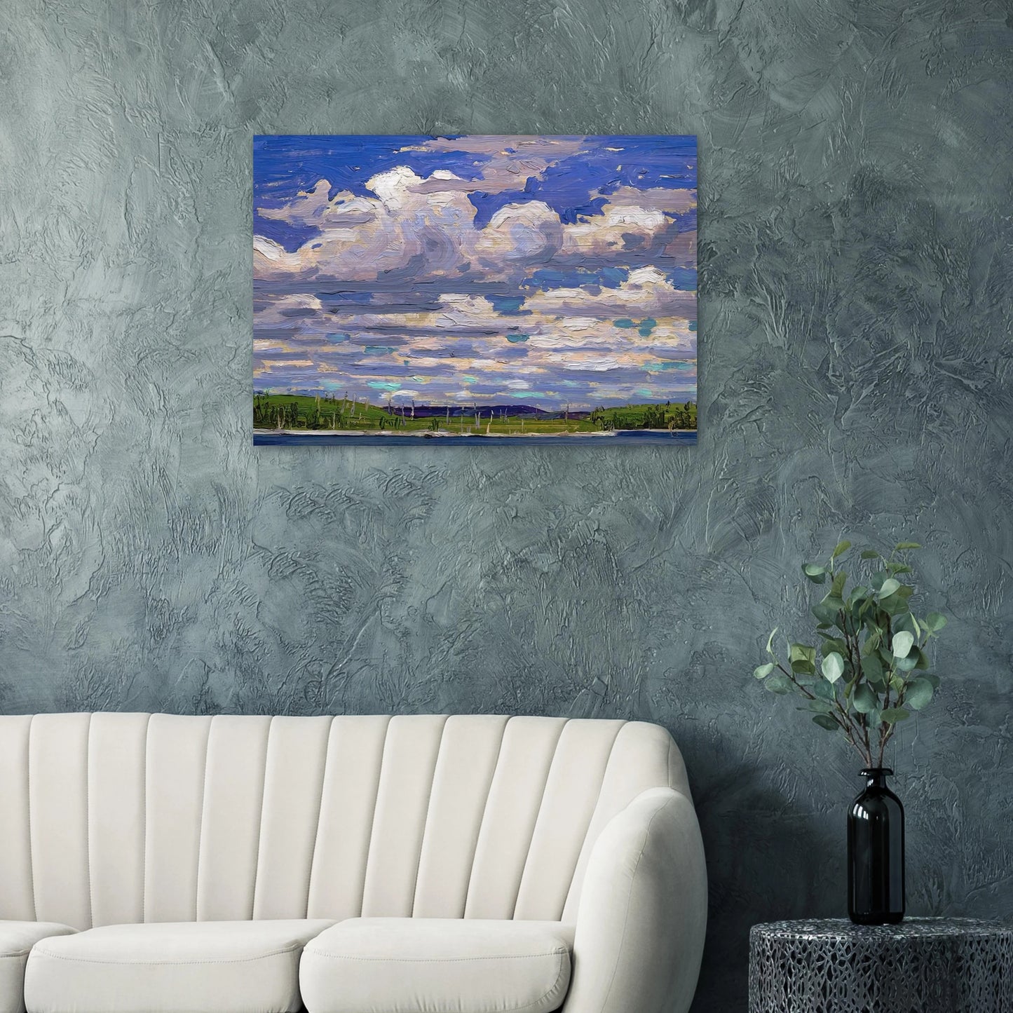 SUMMER DAY 1915 - Tom Thomson Brushed Aluminum Print - 70x100 cm / 28x40 inches | Tom Thomson Aluminum Print | Tom Thomson Prints
