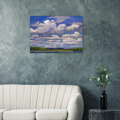 SUMMER DAY 1915 - Tom Thomson Brushed Aluminum Print - 70x100 cm / 28x40 inches | Tom Thomson Aluminum Print | Tom Thomson Prints