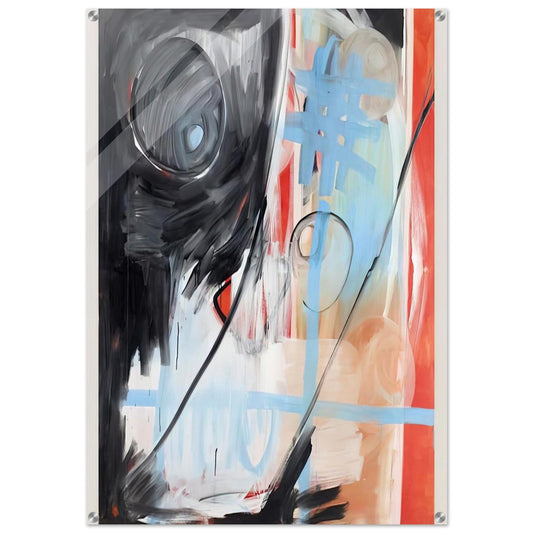 MoM Block Nr. 6 - 1999 - Michel Majerus Acrylic Print - 70x100 cm / 28x40″ inches | Michel Majerus Wall Art | Michel Majerus Prints