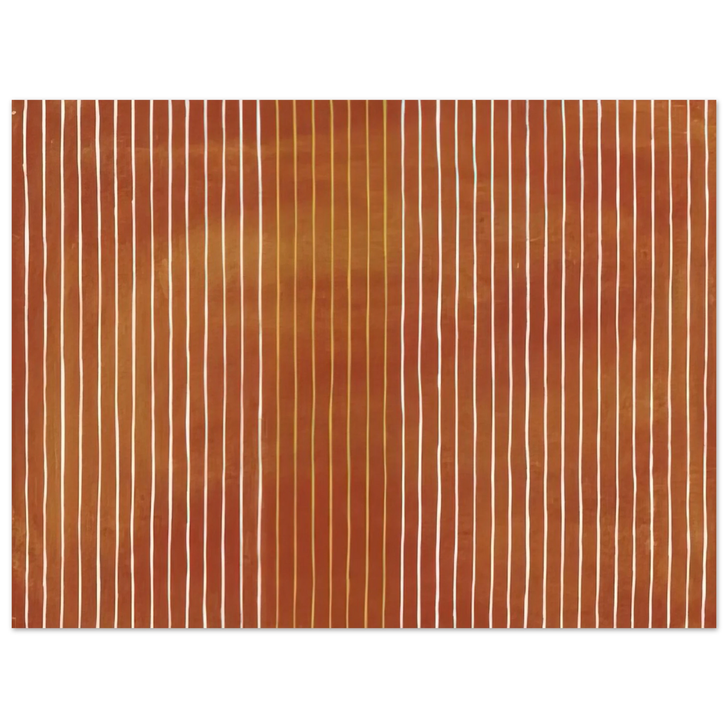 Gene Davis - Pumpkin - 1959  75x100 cm / 30x40inches Fine Art Poster