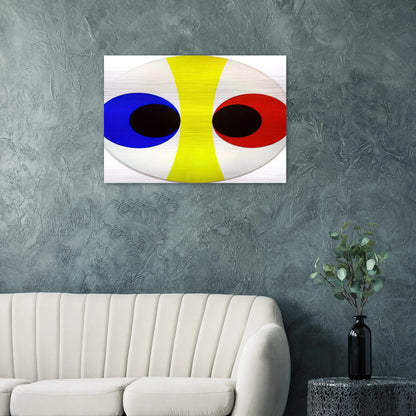 Omicron VII - 1961 - Alexander Liberman Brushed Aluminum Print - 70x100 cm / 28x40 inches | Alexander Liberman Aluminum Print | Alexander Liberman Prints