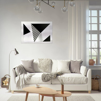 Untitled - 2009 - Omar Rayo Brushed Aluminum Print - 70x100 cm / 28x40 inches | Omar Rayo Aluminum Print | Omar Rayo Prints