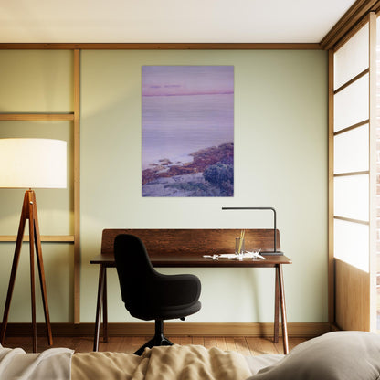 Isles of Shoals - Childe Hassam Brushed Aluminum Print - 70x100 cm / 28x40 inches | Childe Hassam Aluminum Print | Childe Hassam Prints