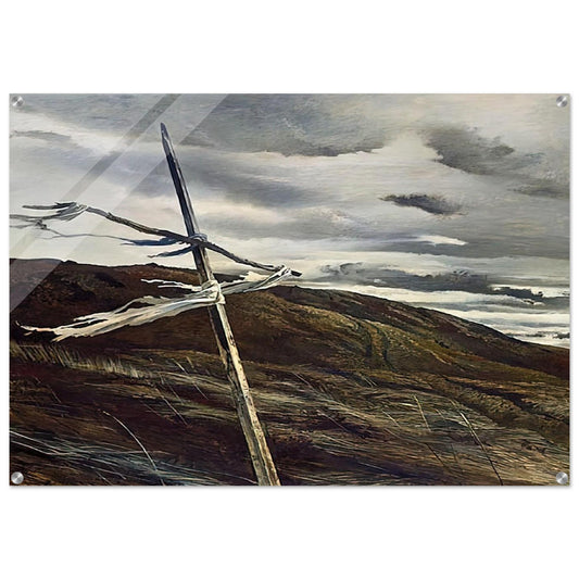 DODGES RIDGE 1947 - Andrew Wyeth Acrylic Print - 70x100 cm / 28x40″ inches